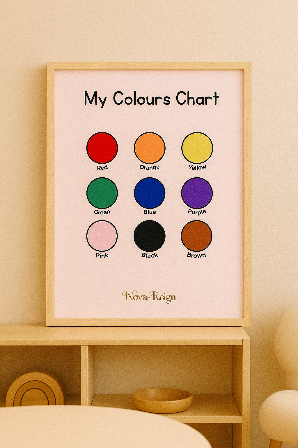 My Colours Chart (Ages 3–7) – Physical Print