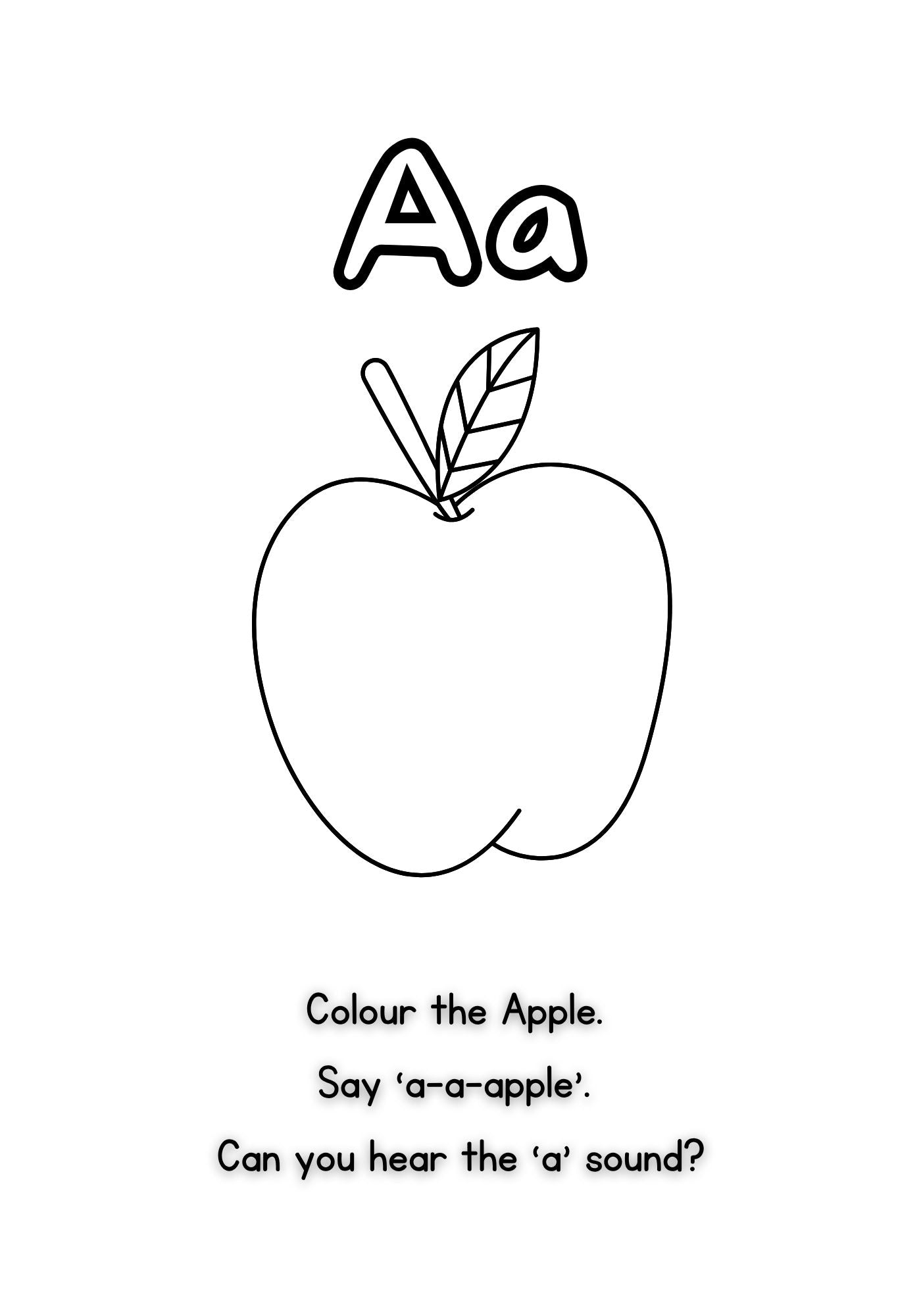 My First Alphabet Colouring Book