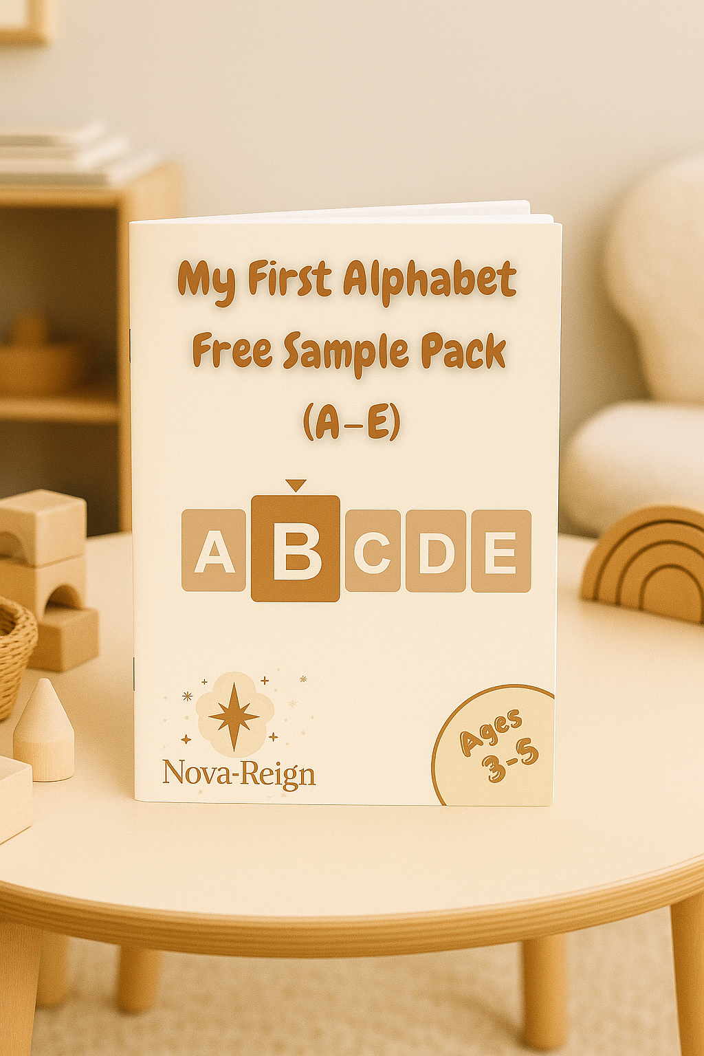My First Alphabet Free Sample Pack (A–E)
