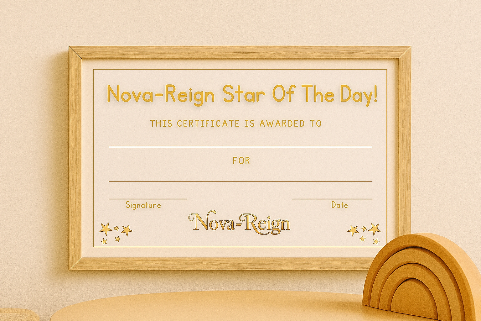 Free Printable Reward Certificate